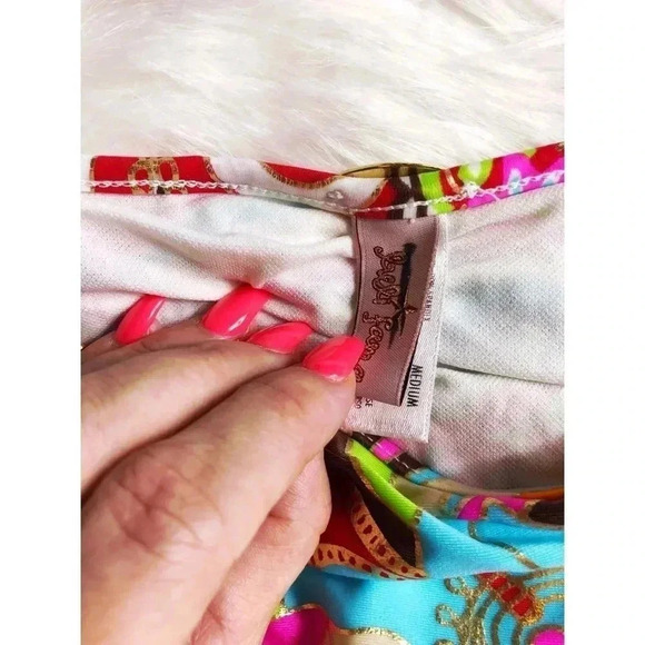 ⭐️ 5 for $25 ⭐️ NWOT Colorful string bikini bottom - Picture 3 of 4